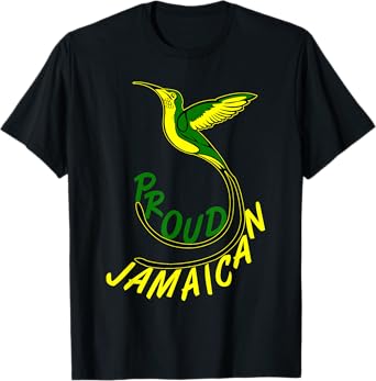 Jamaica Shirt Proud Jamaican doctor bird Gift Men & Women T-Shirt