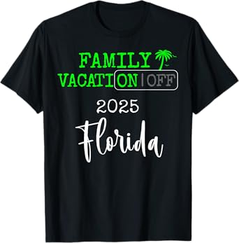 Family Vacay Squad Trip Shirts Family Vacation Florida 2025 T-Shirt