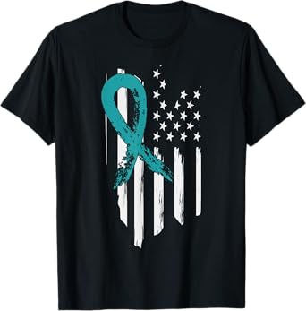 USA Flag PTSD Awareness T-Shirt