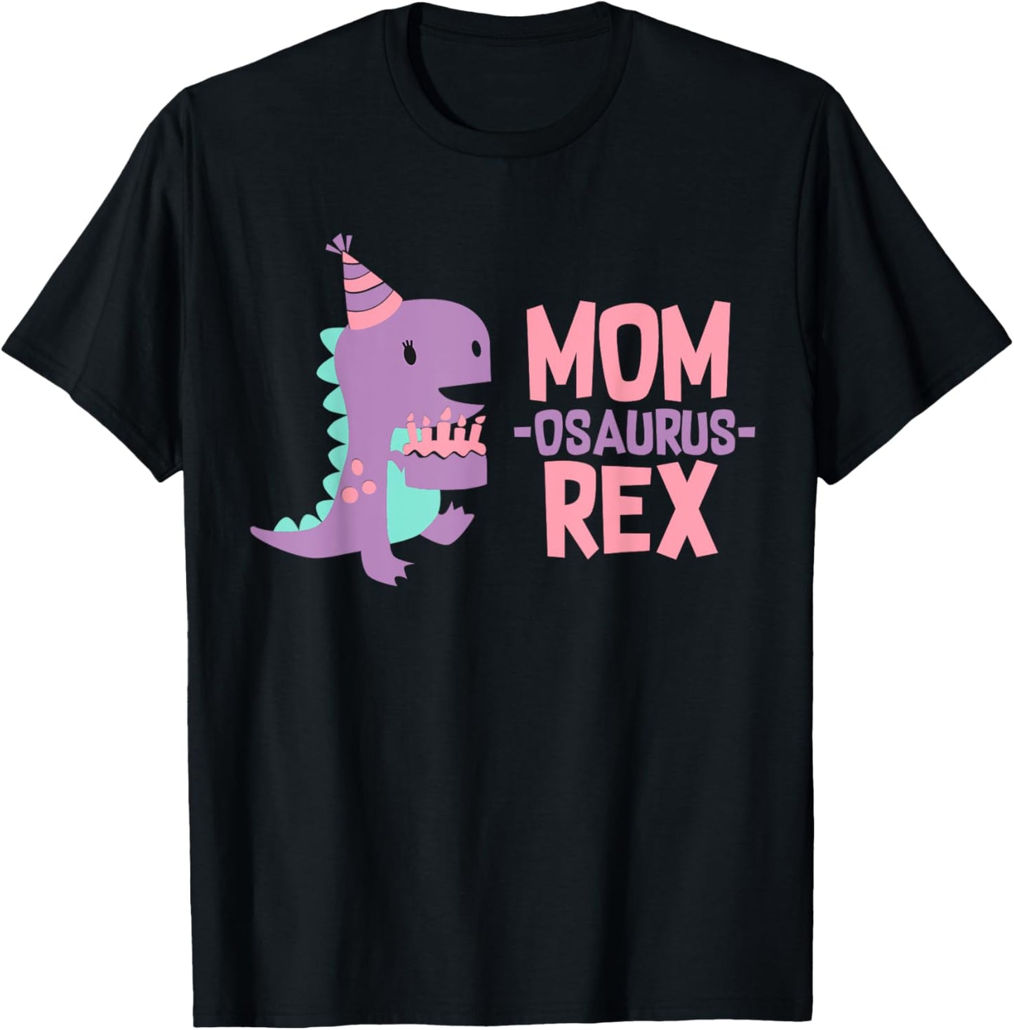 Mom Dinosaur Family Matching Birthday Girls Party Daughter T-Shirt