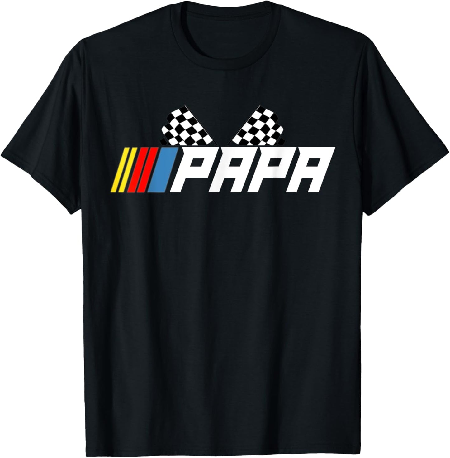 Racing Birthday Party Matching Family Car Pit Crew Papa T-Shirt
