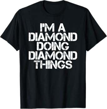 DIAMOND Funny Surname Family Tree Birthday Reunion Gift Idea T-Shirt