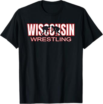 Wisconsin Wrestling Team Coach Wrestler State Pride Gift T-Shirt