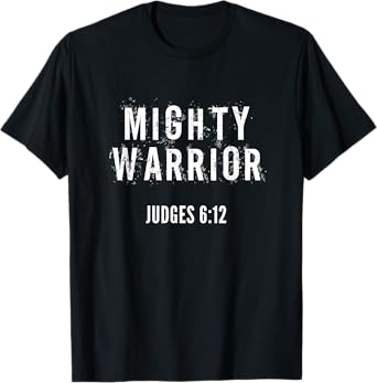 Mighty Warrior Tshirt Christian Tee T-Shirt