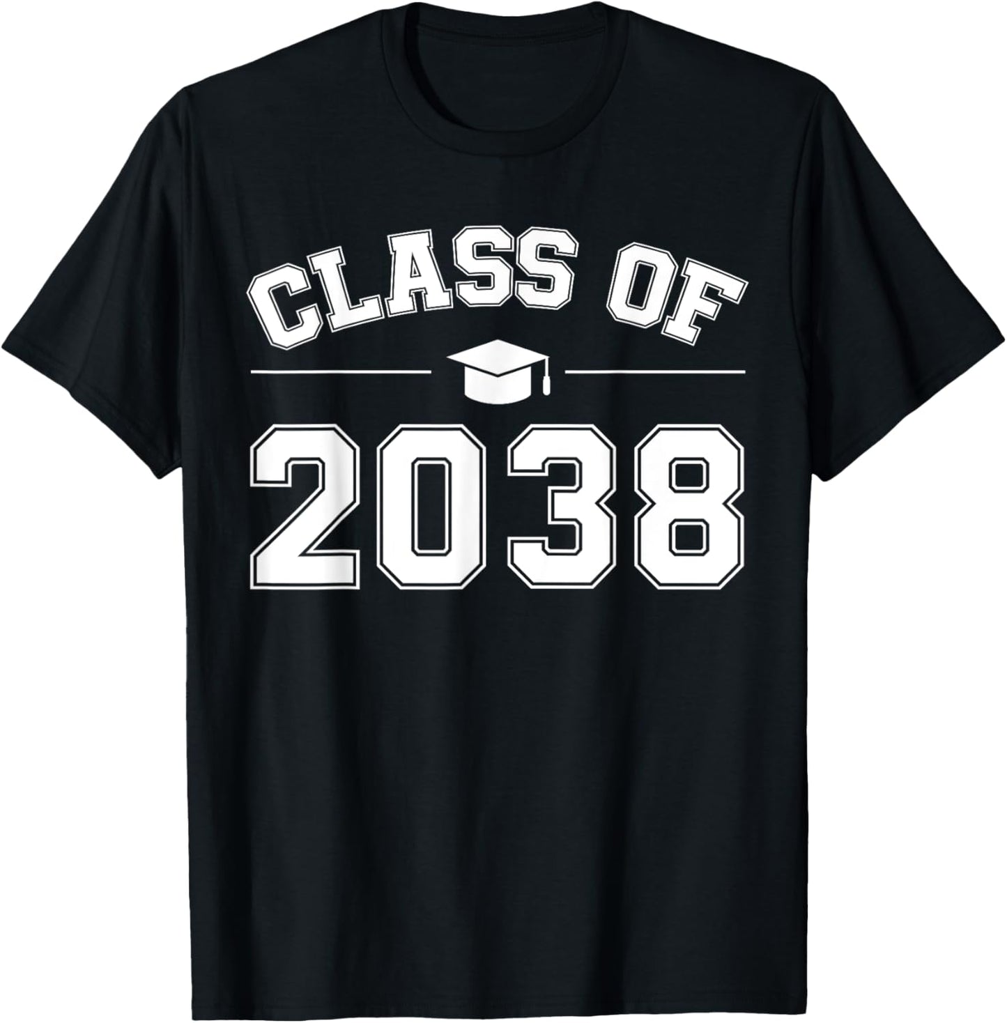 Class of 2038 Grow With Me First Day of School Graduation T-Shirt