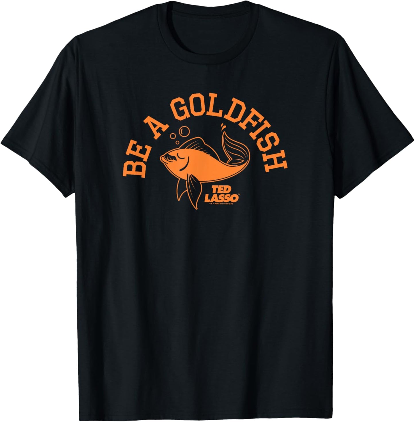 Ted Lasso Be A Goldfish Collegiate Short Sleeve T-Shirt