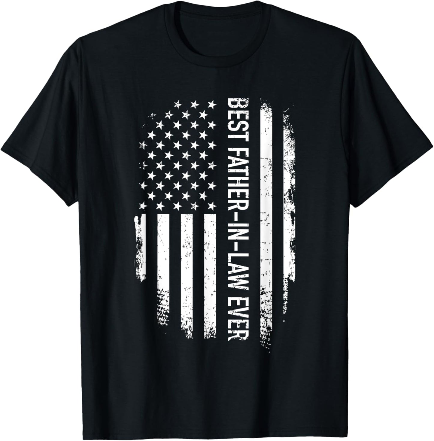 Best father-in-law ever US american vintage flag T-Shirt