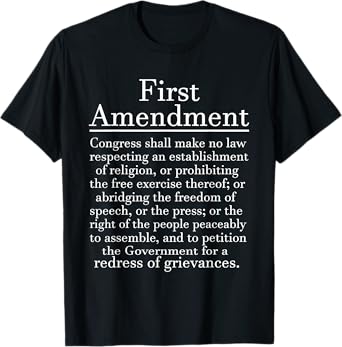 First Amendment History T-Shirt