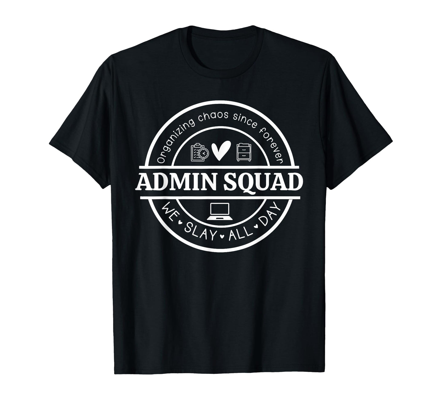 Admin Squad School Office Staff Back To School First Day T-Shirt