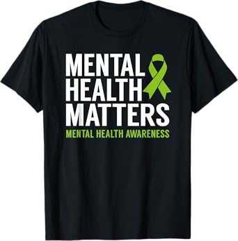 Mental Health Matters Men Women Kids Mental Health Awareness T-Shirt