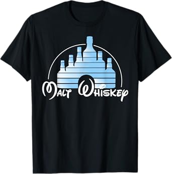 Malt Whiskey Shirt, Funny Gift Idea Pun Logo Parody T-Shirt T-Shirt