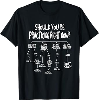 Music Practice Instrument Algorithm Funny Christmas Gift T-Shirt