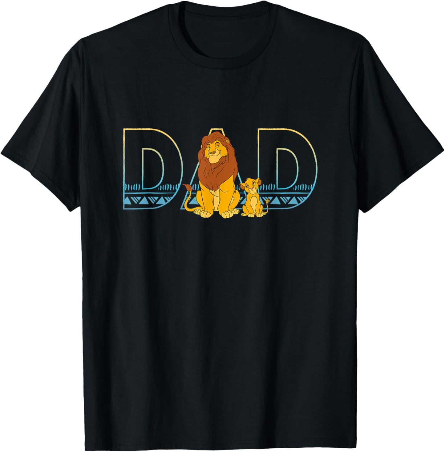 Disney The Lion King Simba and Mufasa Dad T-Shirt