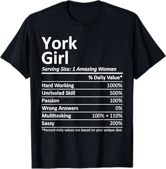 YORK GIRL PA PENNSYLVANIA Funny City Home Roots USA Gift T-Shirt