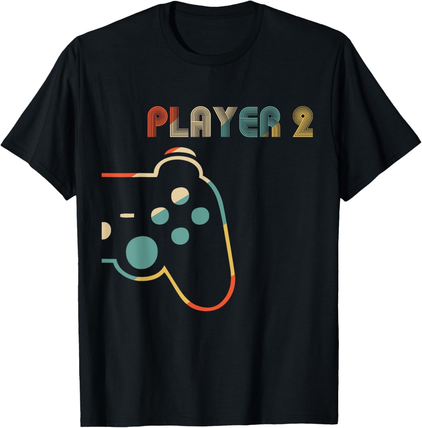 Matching Video Gamers Couple Player 1 Player 2 T-Shirt