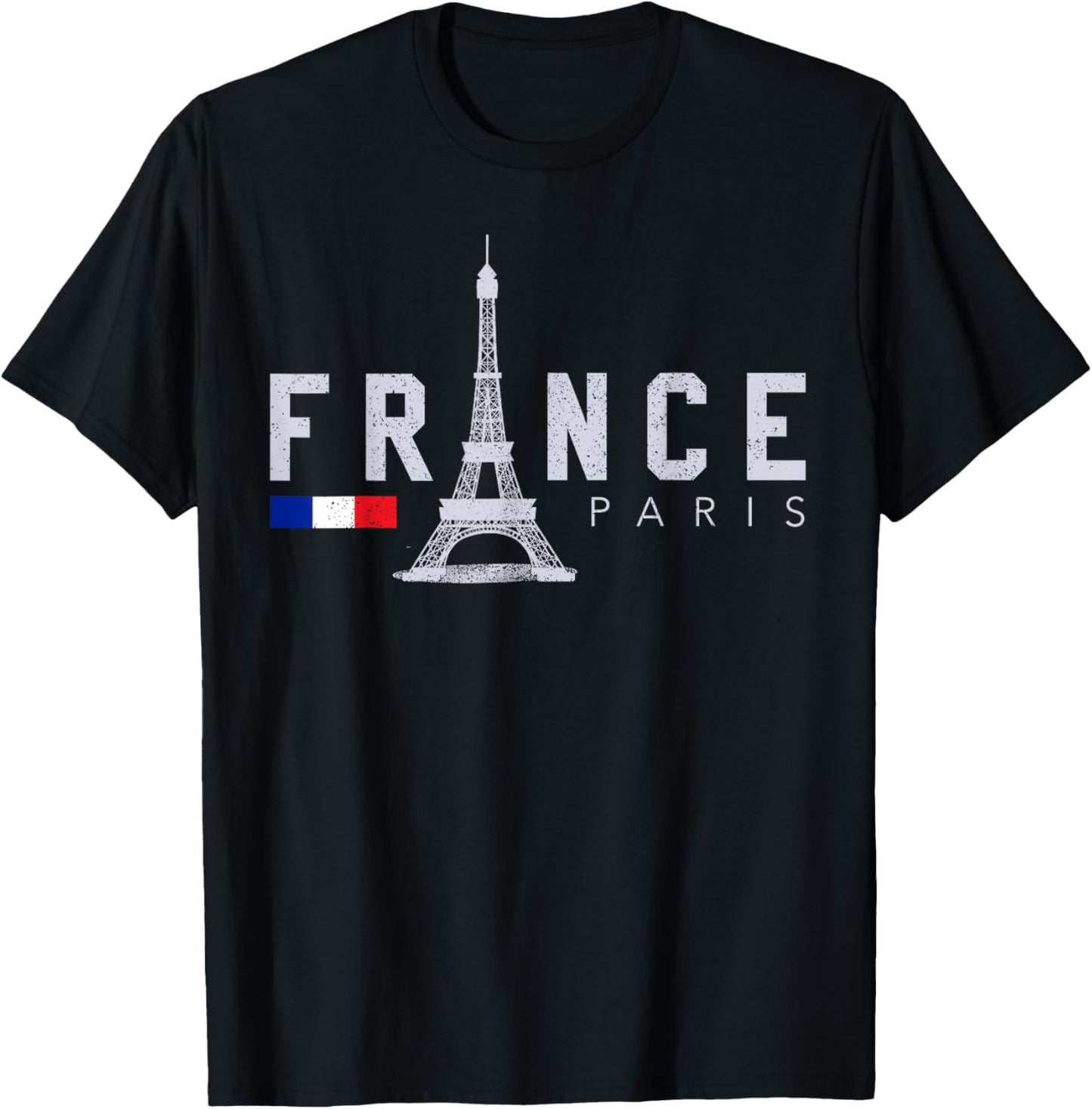 France Paris T-Shirt French Flag Eiffel Tower Souvenir Gift T-Shirt