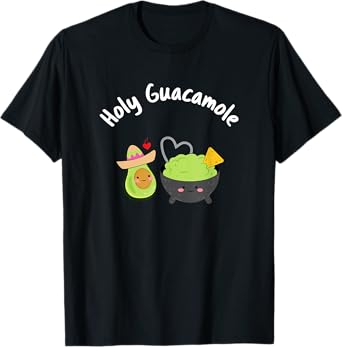 Funny Holy Guacamole T-Shirt Gifts Graphic Love Women Men T-Shirt