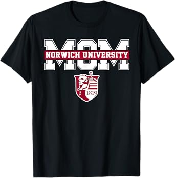 Norwich University Mom Mother Arch Vintage Design for Women T-Shirt