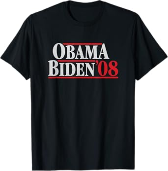 Obama 08 Shirt - Retro Campaign Obama Biden T-Shirt