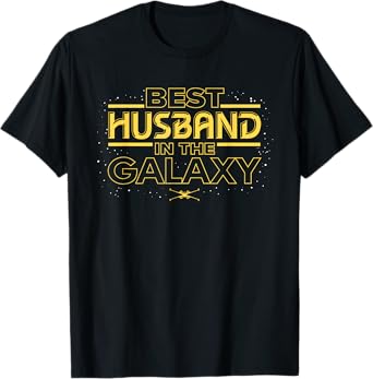 Star Wars Best Husband in the Galaxy Birthday Anniversary T-Shirt