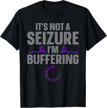 Epilepsy Art For Men Women Support Epilepsy Awareness Month T-Shirt