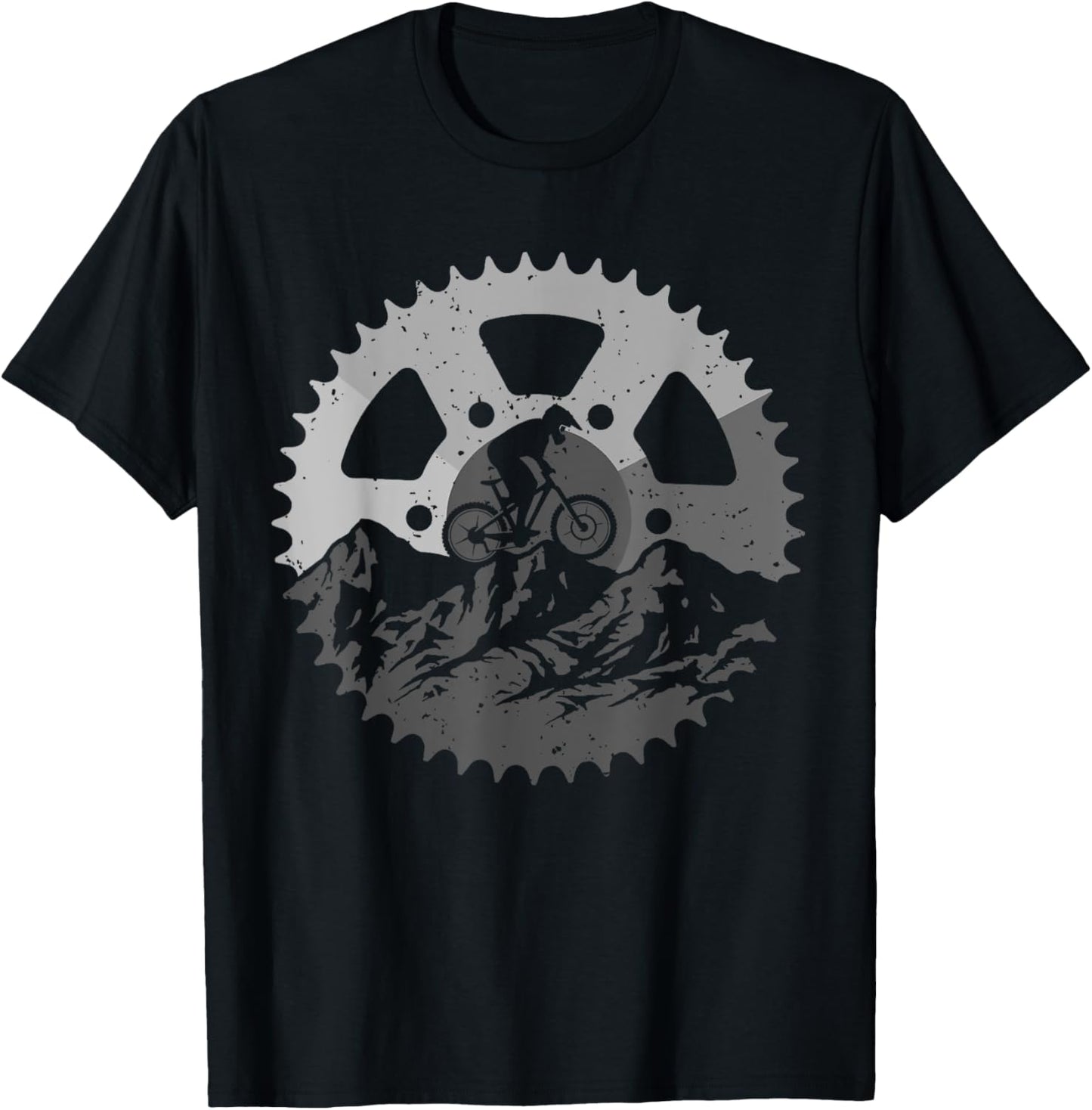 Funny Mountain Biking Art For Men Women MTB Mountain Biker T-Shirt