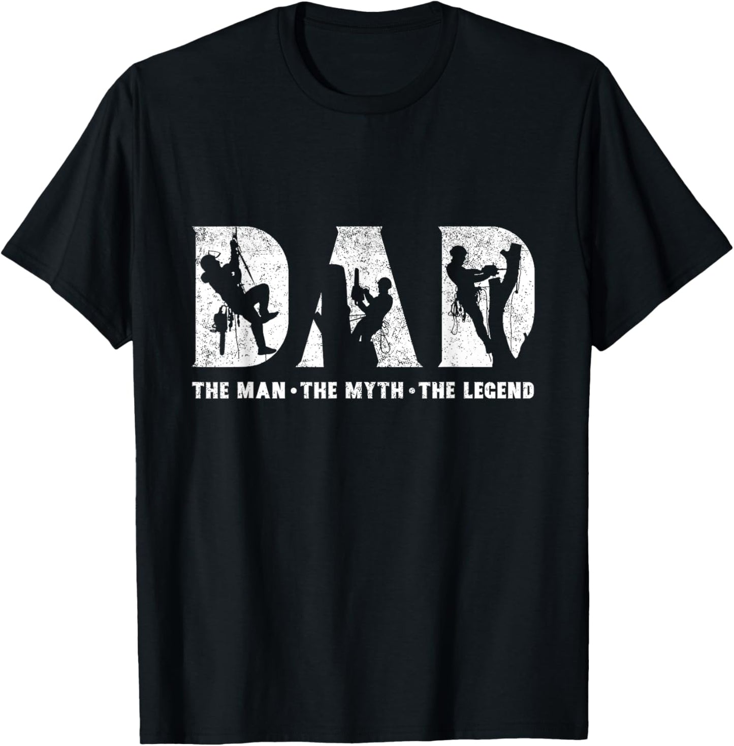 Tree Climbing Dad The Man The Myth The Legend Father's Day T-Shirt