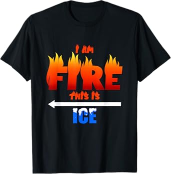 Funny Ice and Fire Costume Halloween Family Matching Women T-Shirt