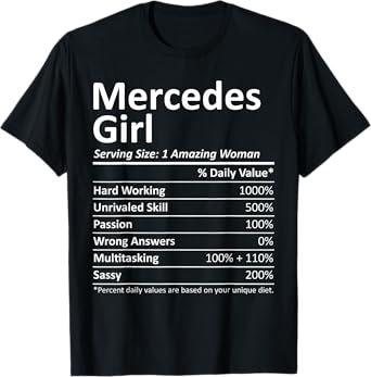 MERCEDES GIRL TX TEXAS Funny City Home Roots USA Gift T-Shirt