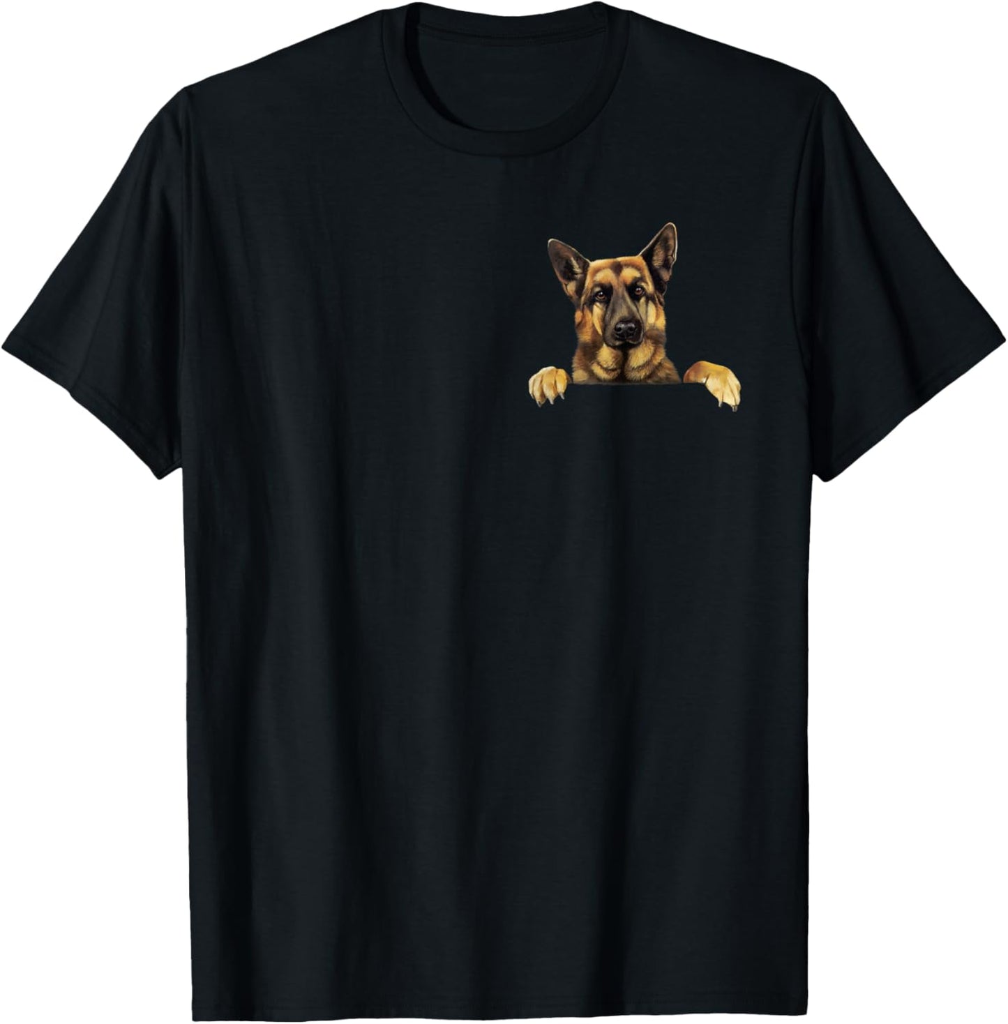 German Shepherd Gifts Stuff Funny German Shepherd In Pocket T-Shirt