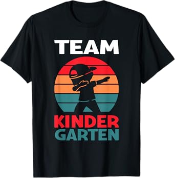 Team Kindergarten Dude Preschool Dab Dabbing Pre-K Back T-Shirt