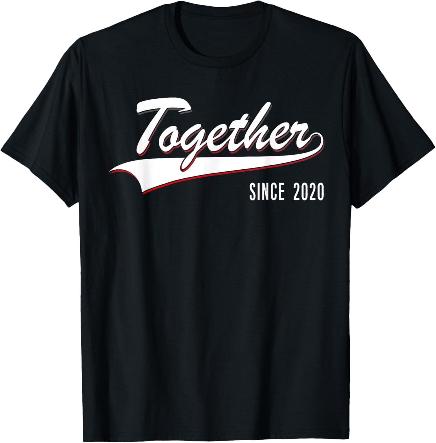 2nd Wedding Anniversary Couple Gift Together since 2020 T-Shirt
