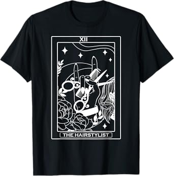 The Hairstylist Tarot Card Hairdresser Salon Hair Stylist T-Shirt