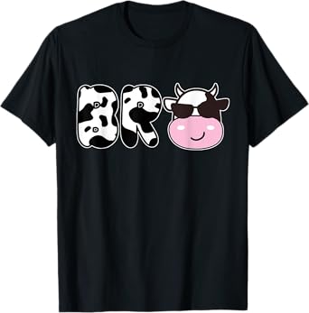 Brother of The Birthday Girl Funny Cow Bro Family Matching T-Shirt