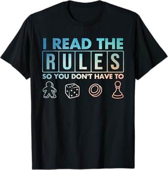 Funny Board Games Art For Men Women Lovers Board Gamer T-Shirt
