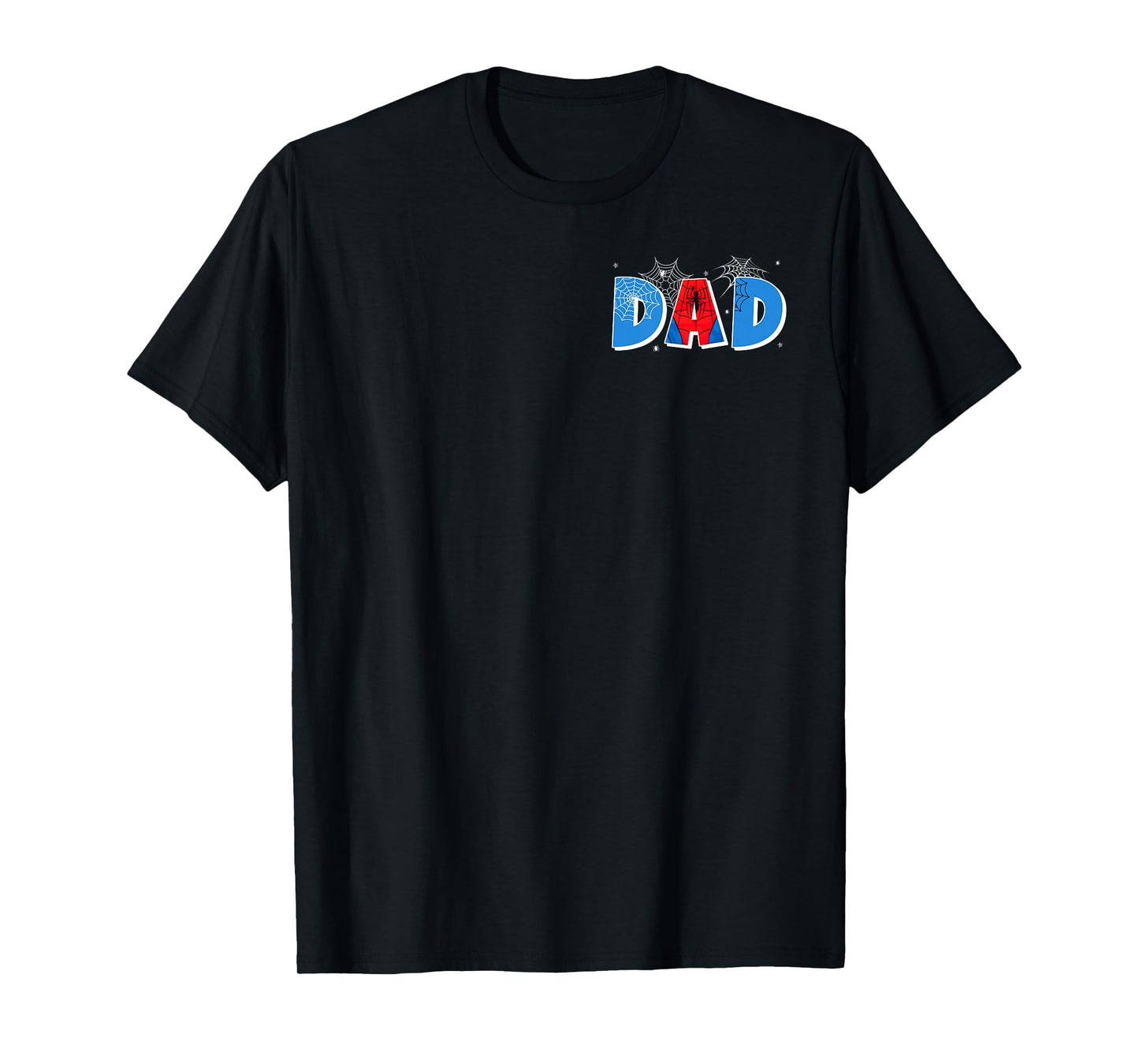 Funny Father Spider Web Dad Matching Family Birthday Boy T-Shirt