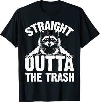 Cute Raccoon Design For Men Women Kids Racoon Lover Raccoon T-Shirt