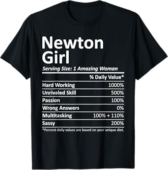 NEWTON GIRL MA MASSACHUSETTS Funny City Home Roots USA Gift T-Shirt
