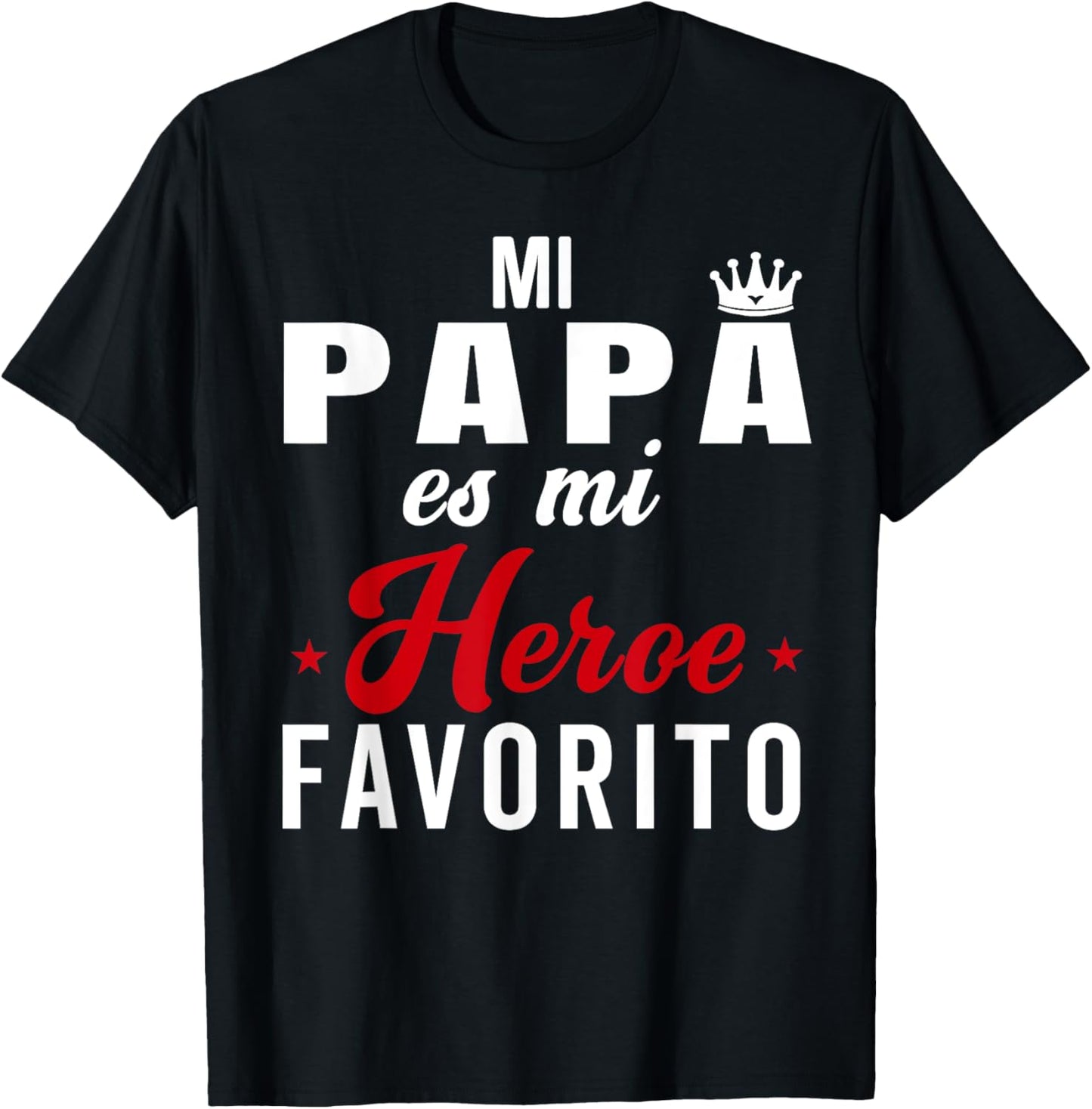 Regalos Para Papa Dia Del Padre Camiseta Mejor Papa Mundo T-Shirt