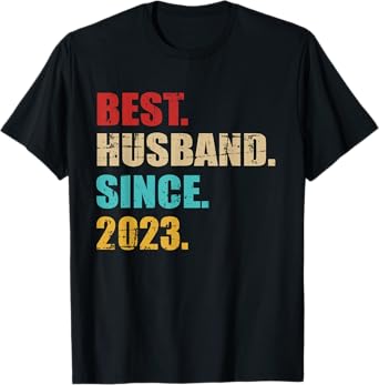 Best husband since 2023 for 2nd wedding anniversary T-Shirt