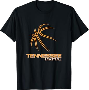 The Volunteer State Sports Fan Tennessee Basketball Hoops T-Shirt