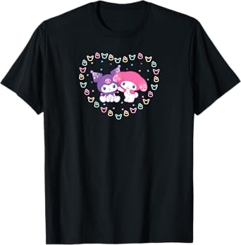 My Melody and Kuromi I Heart You T-Shirt