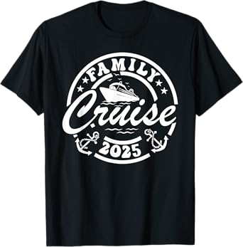 Family Cruise 2025 Summer Vacation Trip Matching Men Women T-Shirt