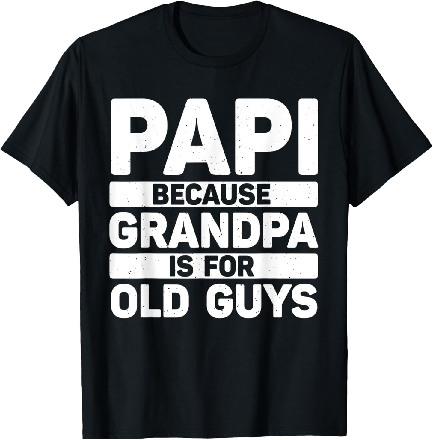 Papi Design For Grandpa From Grandkids Father's Day Papi T-Shirt