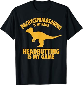 Pachycephalosaurus Headbutting Pachycephalo T-Shirt