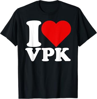 I Love VPK First Day Of VPK Back To School T-Shirt