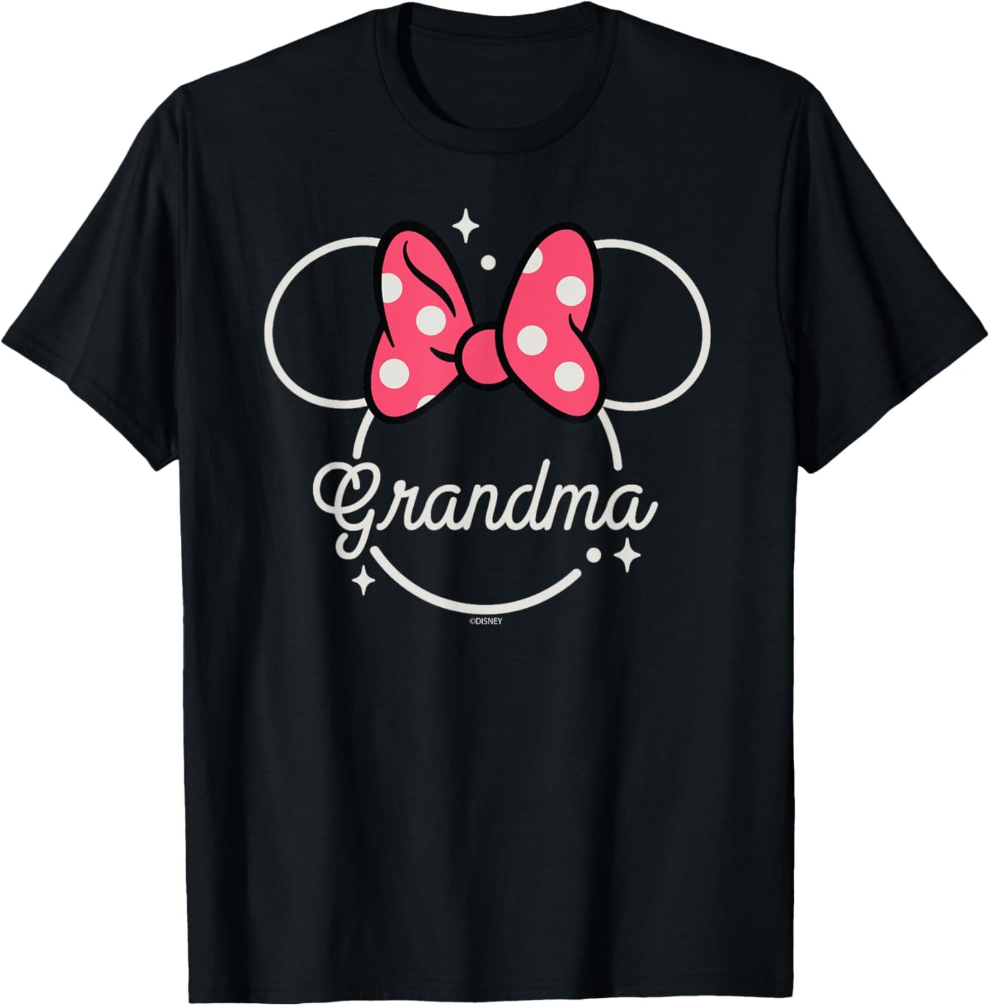 Disney Minnie Mouse Grandma Head Icon Magic Mother’s Day T-Shirt
