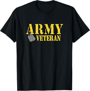 Proud Army Veteran Shirt Military Pride T Shirt T-Shirt