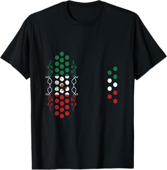 Funny Mexican Air Accordion Player Musician Men Women Mexico T-Shirt