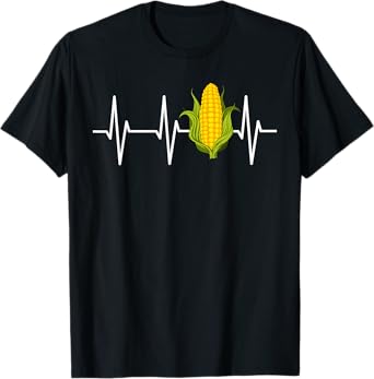 Funny Corn On The Cob Designs For Men Women Food Farmers T-Shirt